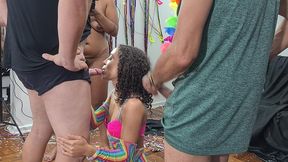folia de carnaval mattos movies - todo mundo caiu nao surba e gozou gostoso