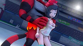 Selene And Incineroar