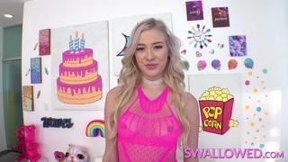 SWALLOWED Skyler Storm's suck and swallow date