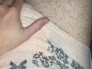 Cumming In my wet diaper