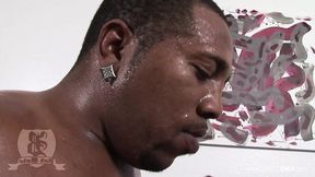 Black wife takes deepthroat and gets pounded by big black cock