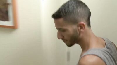 MEN - Mario Costa, Parker Perry hit the showers after a good run and end up sucking cock - MEN