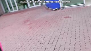 Girl with no Pants Sucks Cock Nastily