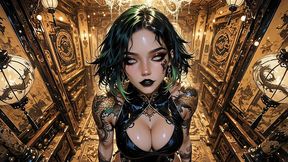 dragon tattoo muscle babe fucked and facialized ~ ai-generated