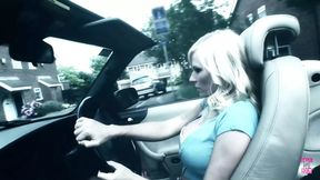 Blonde wife and her brunette BDSM friend tie husband up and ride him