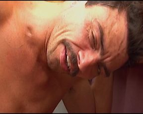 Attractive short-haired German babe assfucked before facial