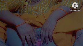 New Indian Big-breasted Girl Perfect Pussy Masturbation