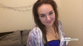 DATEZONE - Amateur pussy masturbation close up