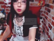 Hentai maid seduces her master.