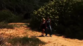 Slutty blonde Eva Niev takes double penetration and swallows every last drop