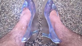 Flip Flops Broke and I Have a Date Lucky My Fairy Godmother Gave My a Pair of Glass Slippers