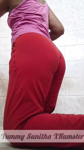 Your girl yummy Sunitha squeeze and hard nipples play (v2)