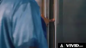 VIVID - Very Pregnant Ebony Queen Gets Fucked Hard on the Kitchen Counter