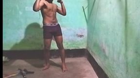 Gym Muscular Gay Friend After Exercise Big Dick Gay Porn