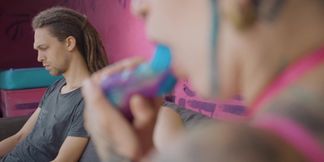 Punk Rock Rebel Gets Her Tight Asshole Wrecked FMM Threesome