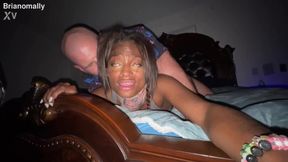 Ebony beauty delivers passionate hardcore pleasure with sensual blowjob heat