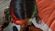Amateur ebony sucks bbc till he busts