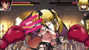 Vampire Queen’s Strip Boxing Showdown Vs Jack Hoff - the Biggest Tits Vs the Biggest Fists