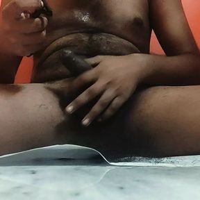 Indian honey sins shaving his pubic hair part -1