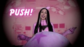 Sissy Breeder Is NOW In Labor!