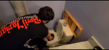 Twink Puts Wet Soggy Diaper on Maids Face & Swirly