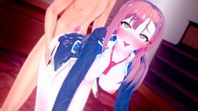 Aika Natsukawa - Cowgirl POV Creampie