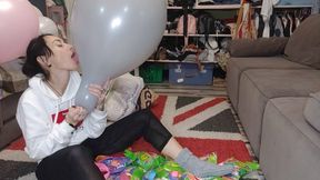 Unpacking New Balloons. Just Back from the Store. B2P - Mishel Looner balloons