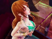 [ONE PIECE] Nami's pool party 3D HENTAI