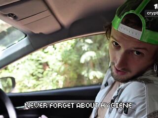 Bolt Driver Makes a 1st Tape with Red Head Girl