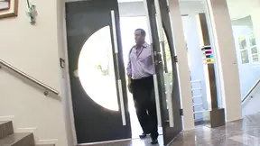 Beautiful ebony skinned Chanel sucks and fucks cock for hot cum