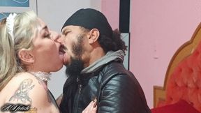 Kissing interracial Parte 1 BBW