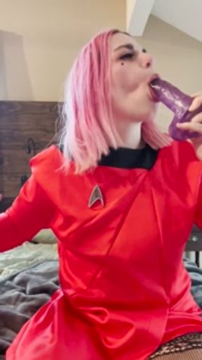 Horny Crewmate Takes ALIEN COCK In Threesome