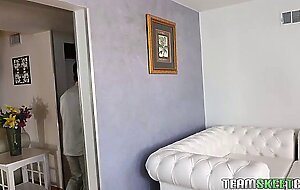 Redhead spinner gets lubed and fucked, Ava Parker, Nick Galloway