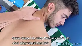 Gay Latino Rides Dick Bareback