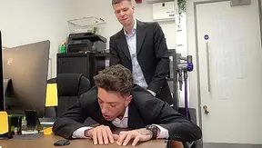 Britains Hottest Stud Takes Control On My Desk — Barely Holds Back His Load