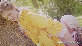 French Aristocrat Tiffany Tatum's Outdoor Anal Adventure