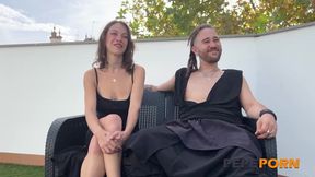 Nahira's first anal creampie: a surprise for Pepeporn!