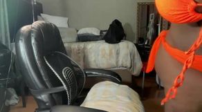 Black SSBBW Spiting and Moaning Fetish
