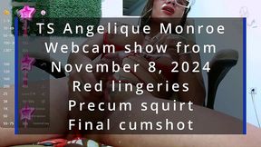 ts angelique monroe - webcam show from november 8, 2024