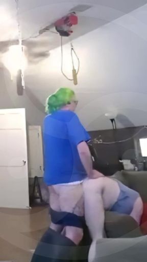 Big Tits Asian American Sissy Tranny Trap Used for a Quickie Cumdump