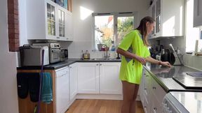 This Housewife Is Only Wearing a T-shirt