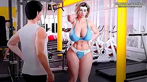 Stepmoms Steamy Twerk Tempts Stepson at Crowded Gym – Forbidden Desire Ignites