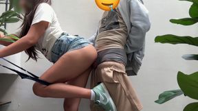 Date and Outdoor Sex Got Caught