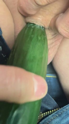 Inverted cock cucumber, fuck fest   Clip 1