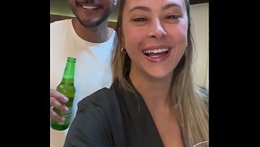 Big Black Cock Takes MILF Bride While Husband Watches