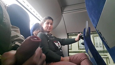 Public Blowjob from Stranger-Milf for Voyeur