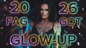 2026 FAGGOT GLOW-UP - MistressRavenFD captivates you into Encouraged Bi for the New Year giving you a cum countdown She calls you a faggot.