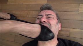 CECILIA - Your tongue is my doormat! - Dirty soles licking, HARD face kicking, heel sucking, face crushing under shoes