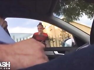 Dickflash to Teen Giving Directions and Offere ...