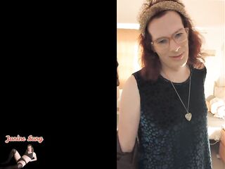 Janine undresses for u